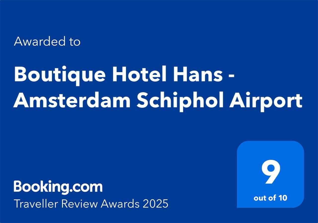 Boutique Hotel Hans - Amsterdam Schiphol Airport Badhoevedorp Eksteriør bilde